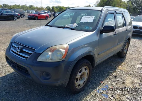 2006 Honda Cr-V Lx z USA, uszkodzony, nr VIN SHSRD785X6U446292